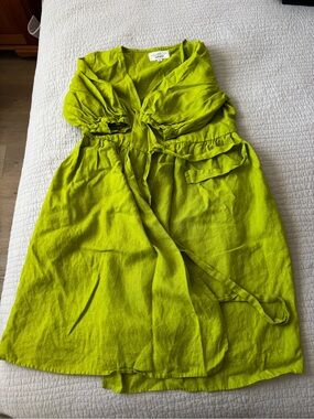 Pavietra A-line wrap dress